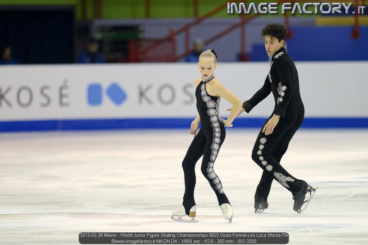 2013-02-28 Milano - World Junior Figure Skating Championships 0822 Giulia Foresti-Leo Luca Sforza ITA